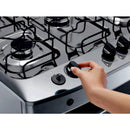 Fogão Consul 5 Bocas CFS5NAR com Botões Removíveis Bivolt - Inox