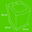 Lavadora de Roupas Consul CWH12AB com Ciclo Edredom Dual Dispenser Dosagem Extra Econômica 12Kg - Branca
