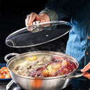 Panela de Inox com Divisória - DuoPan